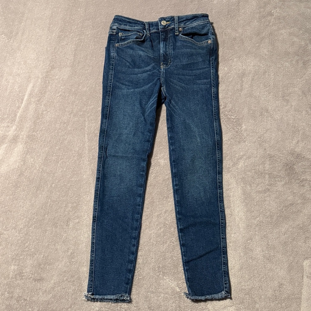 We The Free Dark Blue Skinny Jeans